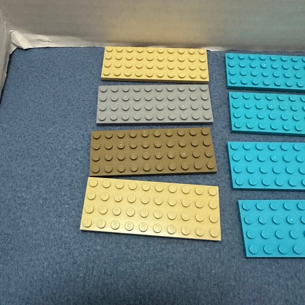 LEGO Mixed Plate Lot Assorted Colors and Sizes 6x12 4x12 8x8 4x10 4x6